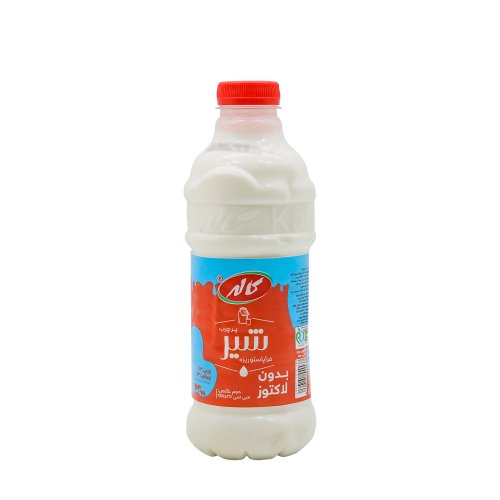 شیر فرا پاستوریزه پرچرب بدون لاکتوز حجم 955 cc بطری پت نام تجارتی کاله مرجع عرضه کننده سولیکو کاله