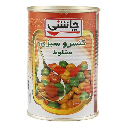 چاشنی کنسرو مخلوط سبزیجات