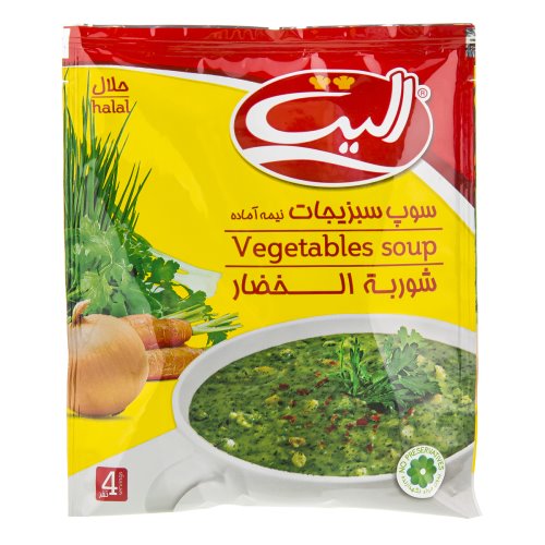 سوپ سبزیجات ساشه فویل آلومینیوم 75 g نام تجارتی الیت مرجع عرضه کننده آماده لذیذ مرجع سازنده آماده لذ
